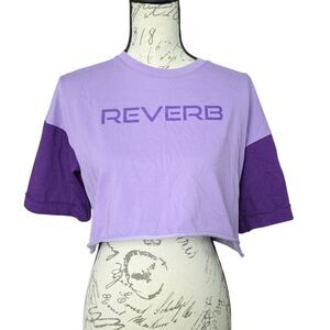 Urban Couture Girl's Size Large Purple Lilac Reverb Cropped T-Shirt